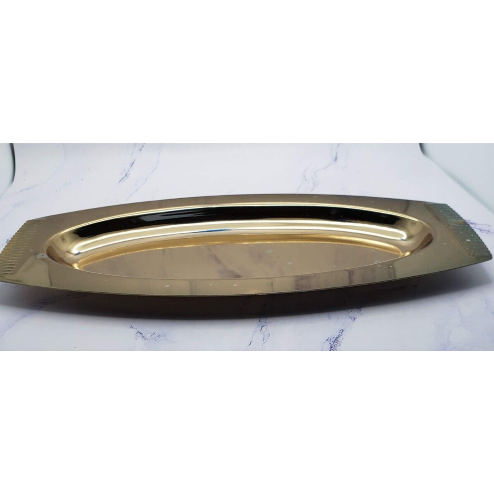 Vintage Kromex 10 Inch Serving Party Tray Platter Dish